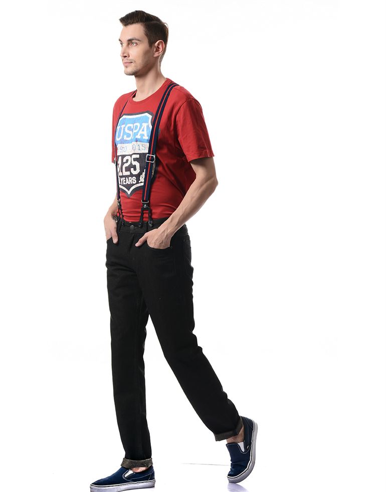 U.S. Polo Assn. Men Casual Wear Solid Jeans